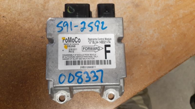 2011 FORD FORD F150 PICKUP  11 Air Bag; Super Cab Chassis Control Module
