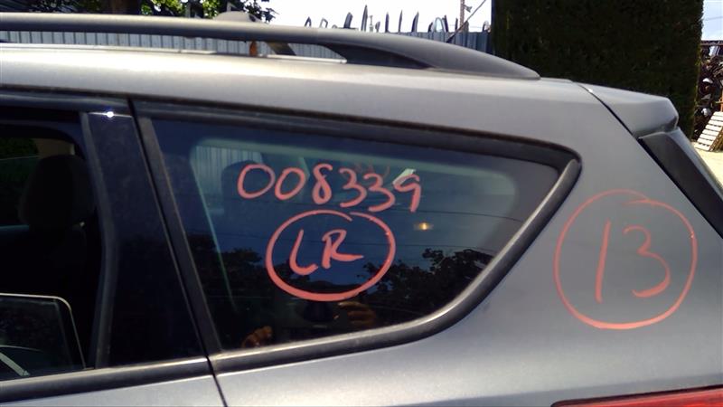 2013 FORD ESCAPE  16-17 Green Tint Black Belt Moulding L. Quarter Glass