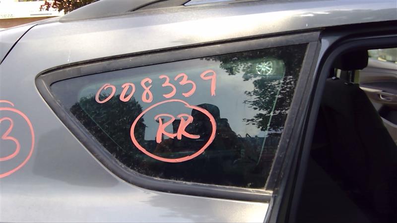 2013 FORD ESCAPE  16-17 Green Tint Black Belt Moulding R. Quarter Glass