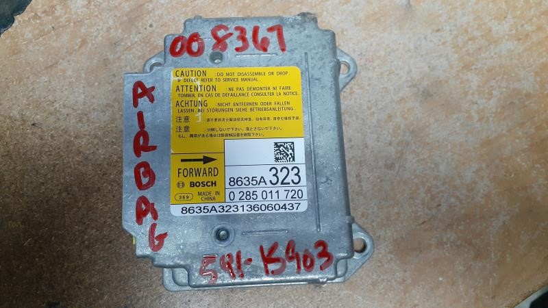 2014 MITSUBISHI OUTLANDER SPORT  13-16 Air Bag; (behind Center Dash) Chassis Control Module