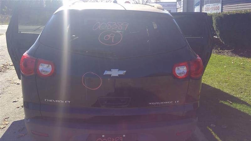 2009 CHEVROLET TRAVERSE  09-12 W/power Lift (opt TB5) W/o Rear View Camera Decklid Tailgate
