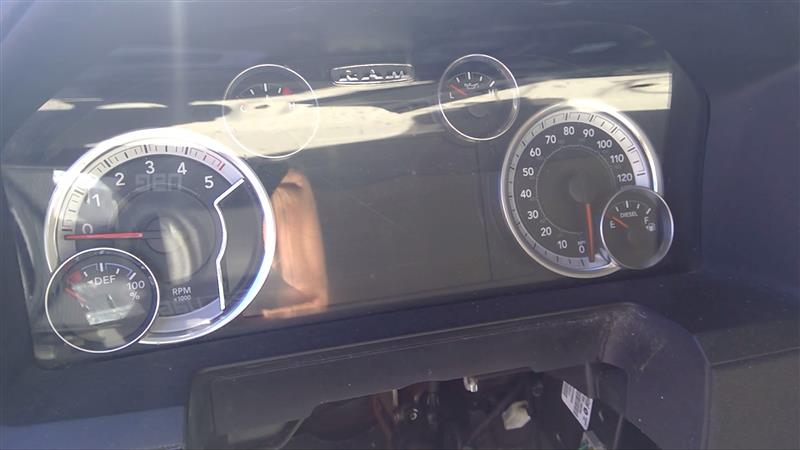 2014 DODGE DODGE 1500 PICKUP  14 (cluster) MPH Outdoorsman 7`` Information Display Screen 3.0L (diesel) Speedometer Head Cluster