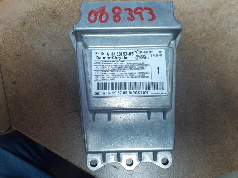 2010 MERCEDES-BENZ MERCEDES GL-CLASS  10-12 164 Type Air Bag; GL350 (ID 1648205785) Chassis Control Module