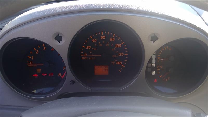 2002 NISSAN ALTIMA  02-03 (cluster) MPH 2.5L (4 Cylinder) AT W/o ABS; W/o LCD Trip And Temperature In Speedometer Speedometer Head Cluster