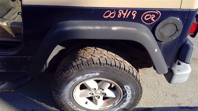 2002 JEEP WRANGLER Fender Flare Exterior