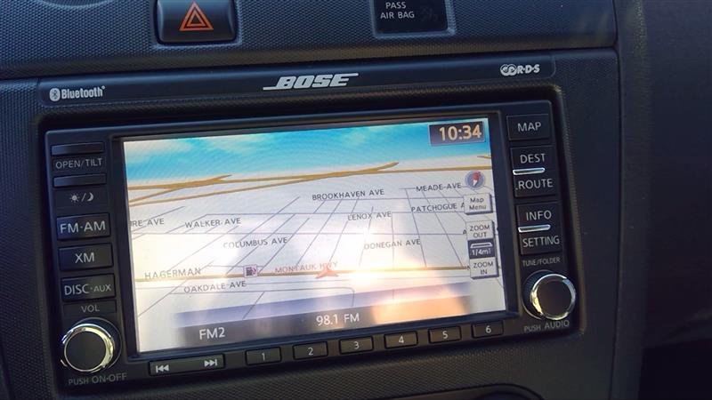 2012 NISSAN ALTIMA  13 Receiver (AM-FM-CD) W/navigation System Cpe Thru 9/12 Radio Audio