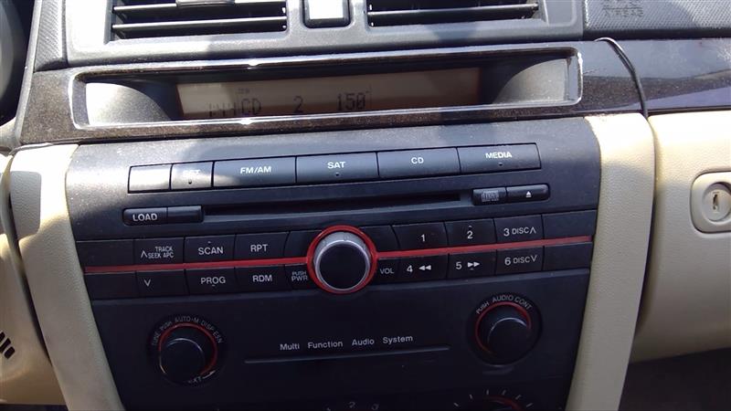 2007 MAZDA MAZDA 3  06-07 Tuner And Receiver AM-FM-CD (single Disc) W/o Trip Display Radio Audio