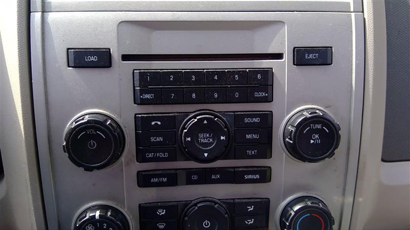 2010 FORD ESCAPE  09-12 Control Panel ID 9L8T-18A802-BB Radio Audio