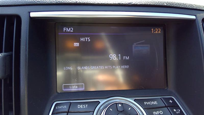 INFINITI G25 12 (Sdn), display screen, w/navigation system Info