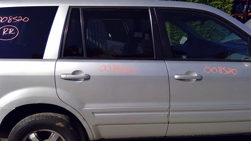 2008 HONDA PILOT  06-08 (electric) Privacy Tint Glass R. Door Assembly Rear Side