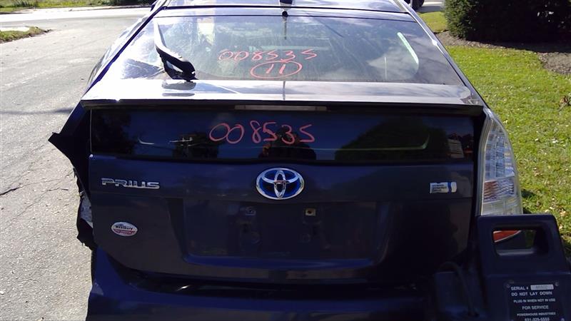 2011 TOYOTA PRIUS  13-14 Prius Plug-in (VIN DP 7th And 8th Digit) W/o Rear View Camera Decklid Tailgate