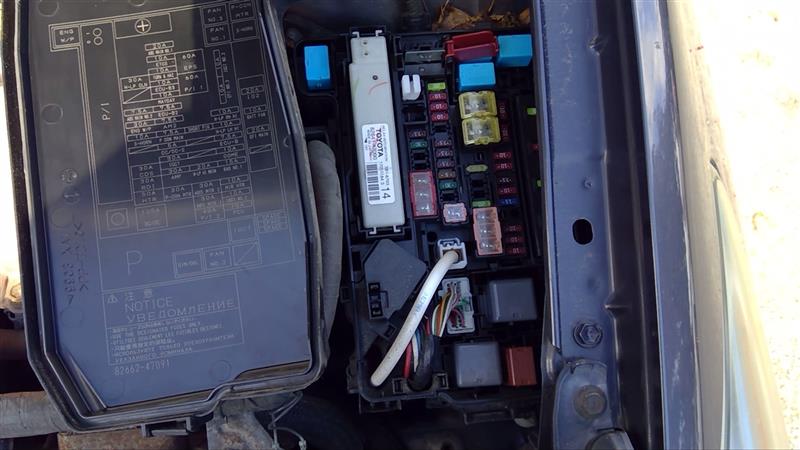 2011 TOYOTA PRIUS  11 From 11/10 Fuse Box Engine