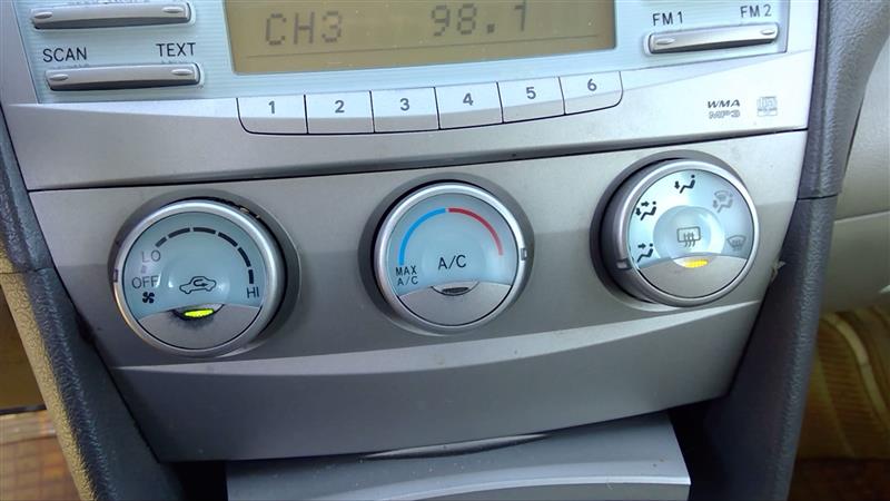 2007 TOYOTA CAMRY  07-09 W/o Hybrid; Manual (rotary Control Knobs) Temperature Control