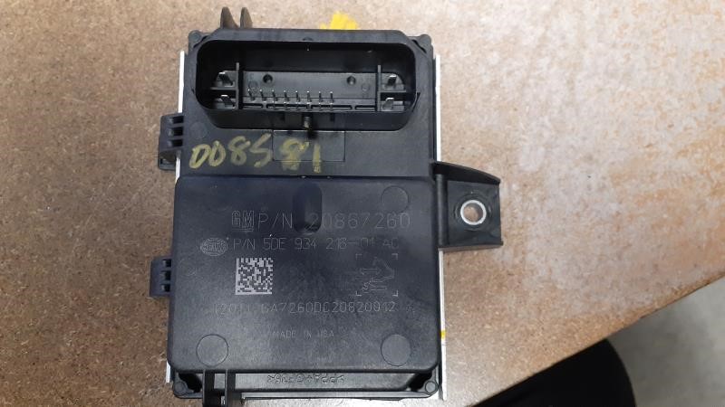 2012 CADILLAC SRX  11-12 Fuel Pump; Chassis Control Module