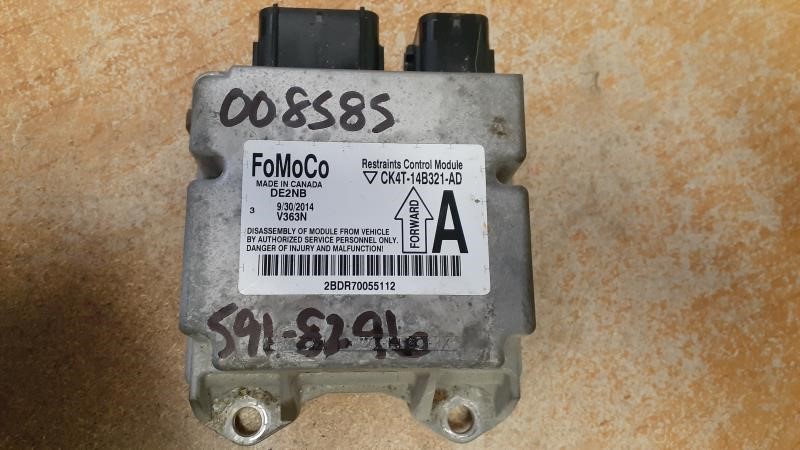 2015 FORD TRANSIT 250  15 Air Bag; W/o Roof Air Bags; Thru 11/04/14 Chassis Control Module