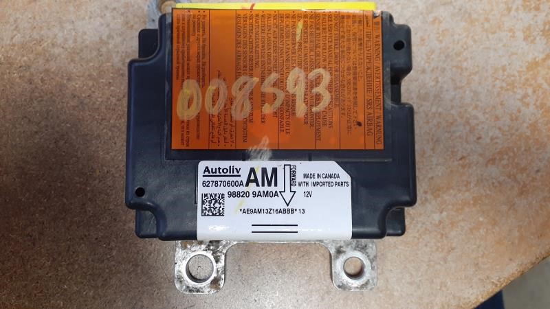 2014 NISSAN SENTRA  14 Air Bag; W/automatic Hazard Brake Warning System Chassis Control Module