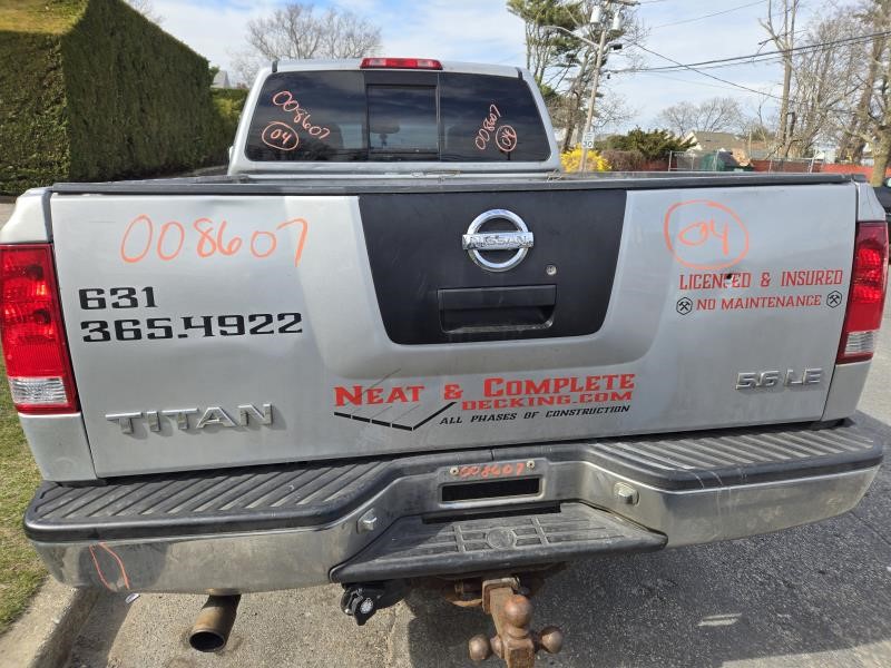 2004 NISSAN TITAN  04-12 W/o Utility Box Package Decklid Tailgate