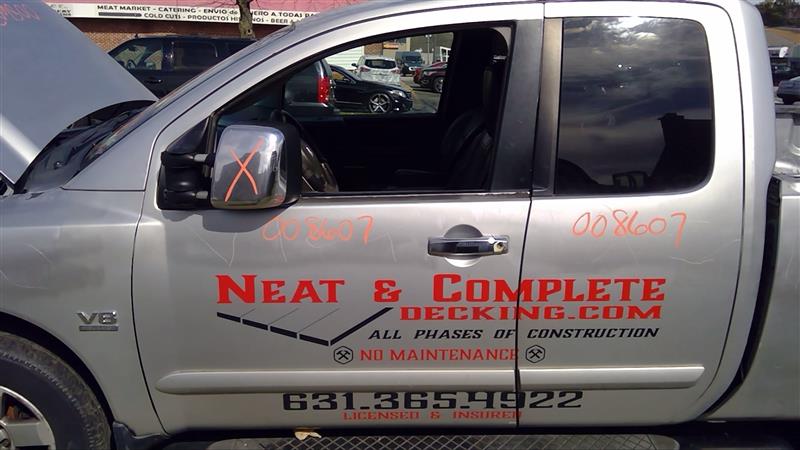 2004 NISSAN TITAN  04-07 Electric W/body Side Moulding L. Door Assembly Front