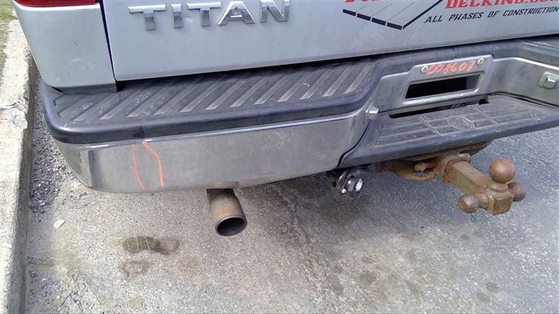 2004 NISSAN TITAN  04-06 Chrome W/o Park Assist Bumper Assembly Rear