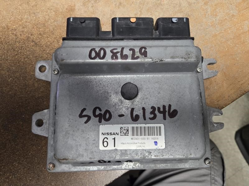 2012 NISSAN VERSA  12 Electronic Control Module; 1.8L (Htbk) (LH Kick Panel) AT W/o CVT; W/cruise Control Engine Control Module