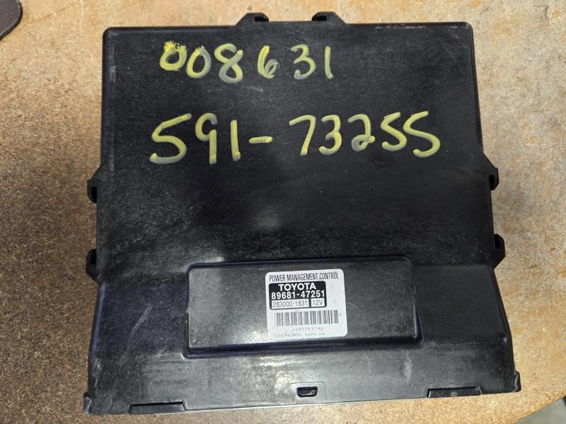 2014 TOYOTA PRIUS  14-15 Power Supply; Computer Power Supply (RH Dash) Prius (VIN DU 7th And 8th Digit) Chassis Control Module