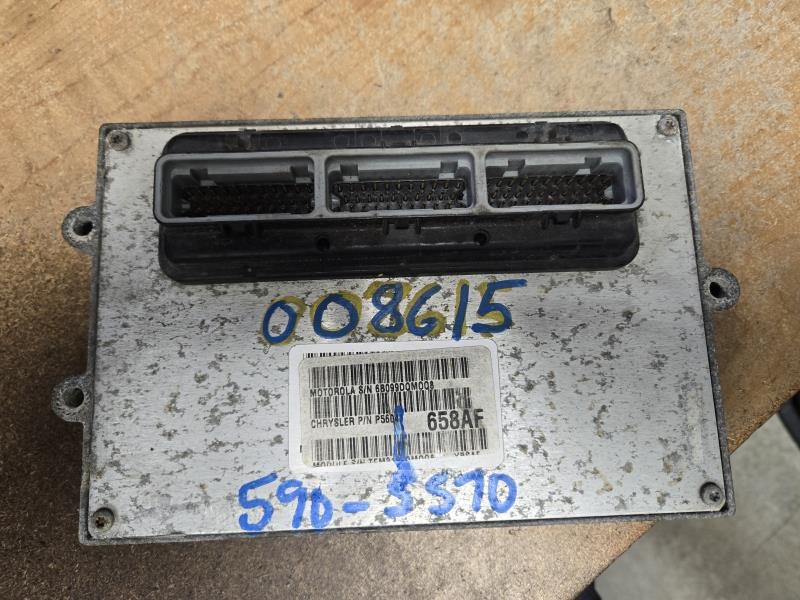 2000 JEEP WRANGLER  00 Electronic Control Module; (RH Firewall) 4.0L (6-242) AT Low Emissions Engine Control Module