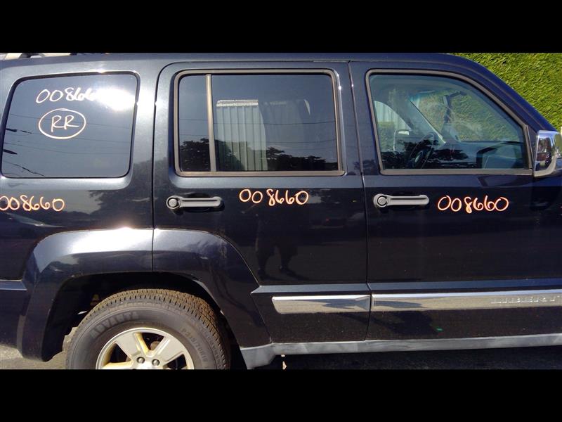 2011 JEEP LIBERTY  08-12 (side Electric) Privacy Tint Glass R. Door Assembly Rear Side