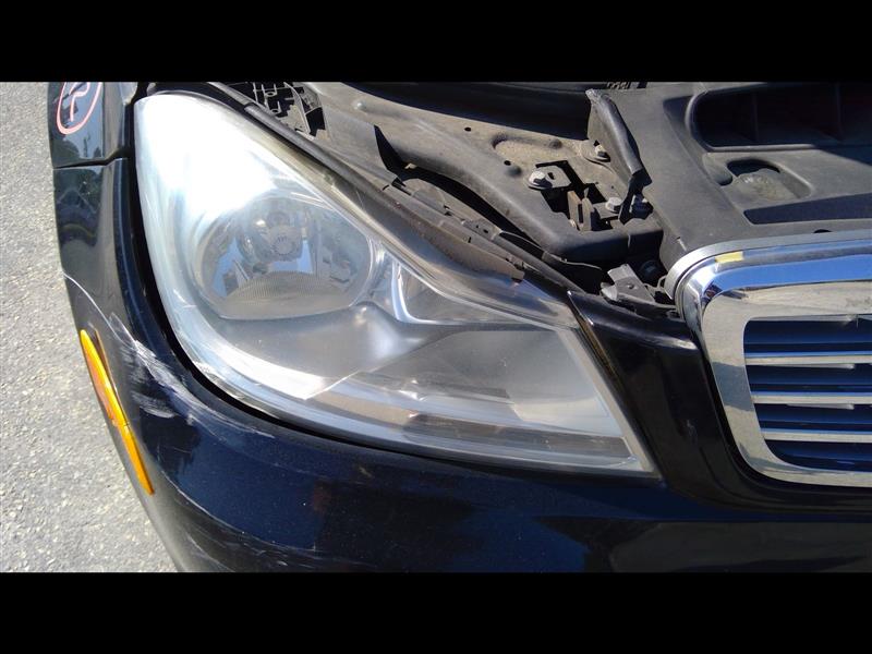 2012 MERCEDES-BENZ MERCEDES C-CLASS  15 204 Type; C350 (Cpe) Halogen R. Chrome Housing Headlight Assembly
