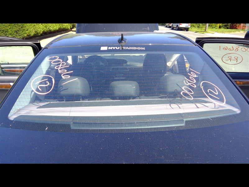 2012 MERCEDES-BENZ MERCEDES C-CLASS  12-14 204 Type; C63 Sdn Back Glass