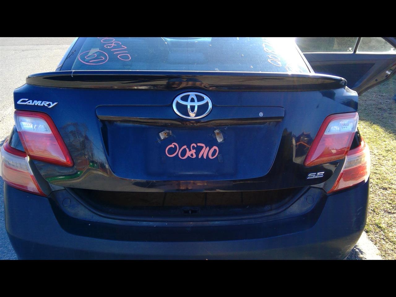 2007 TOYOTA CAMRY  10-11 W/o Rear View Camera; W/spoiler Conventional Ignition Decklid Tailgate