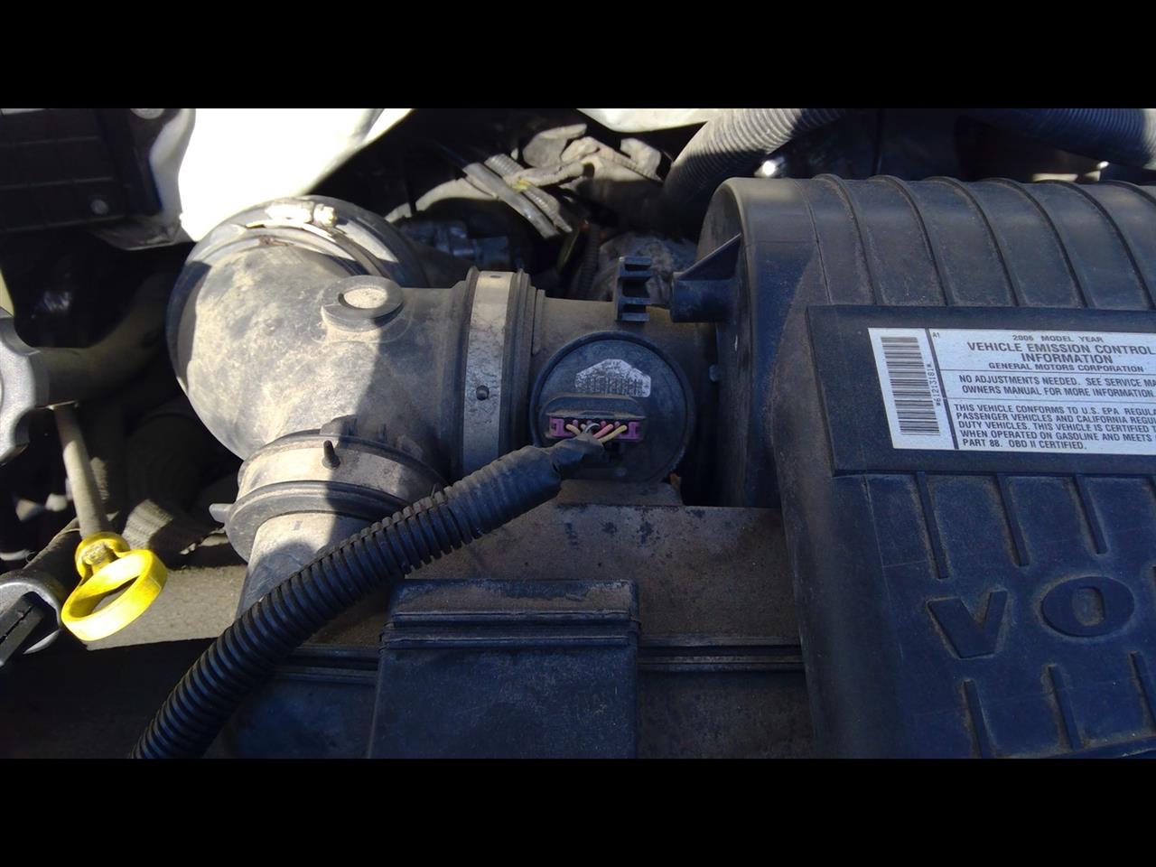 2006 CHEVROLET EXPRESS 2500 VAN  07 Diesel VIN 2 (8th Digit) Air Flow Meter