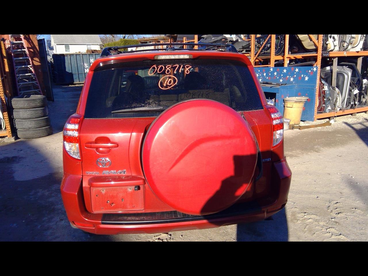 2010 TOYOTA RAV4  09-12 (spoiler) Privacy Tint Glass Limited W/o Rear View Camera Door Assembly Rear Back