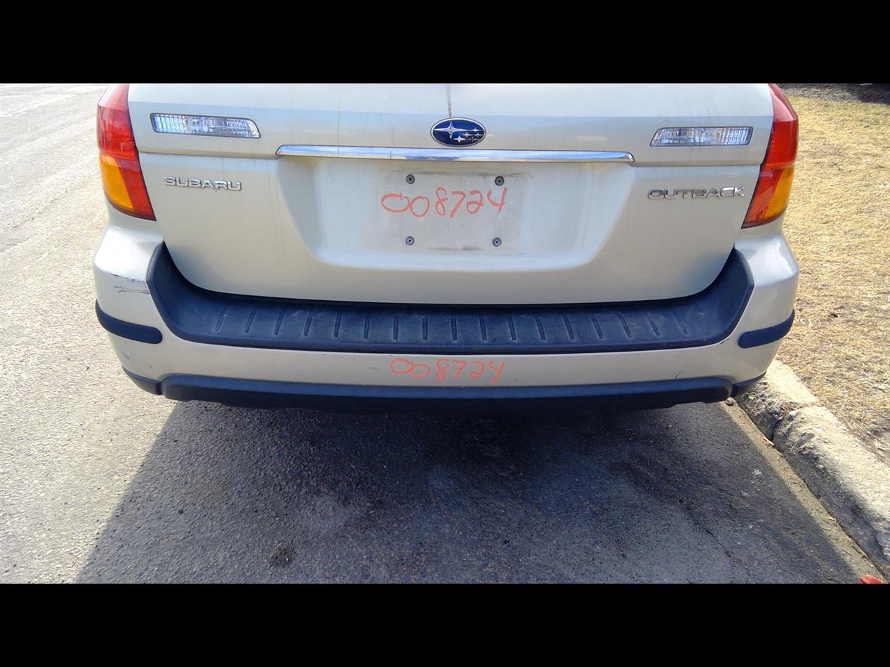 2006 SUBARU LEGACY  08-09 SW Outback Bumper Assembly Rear
