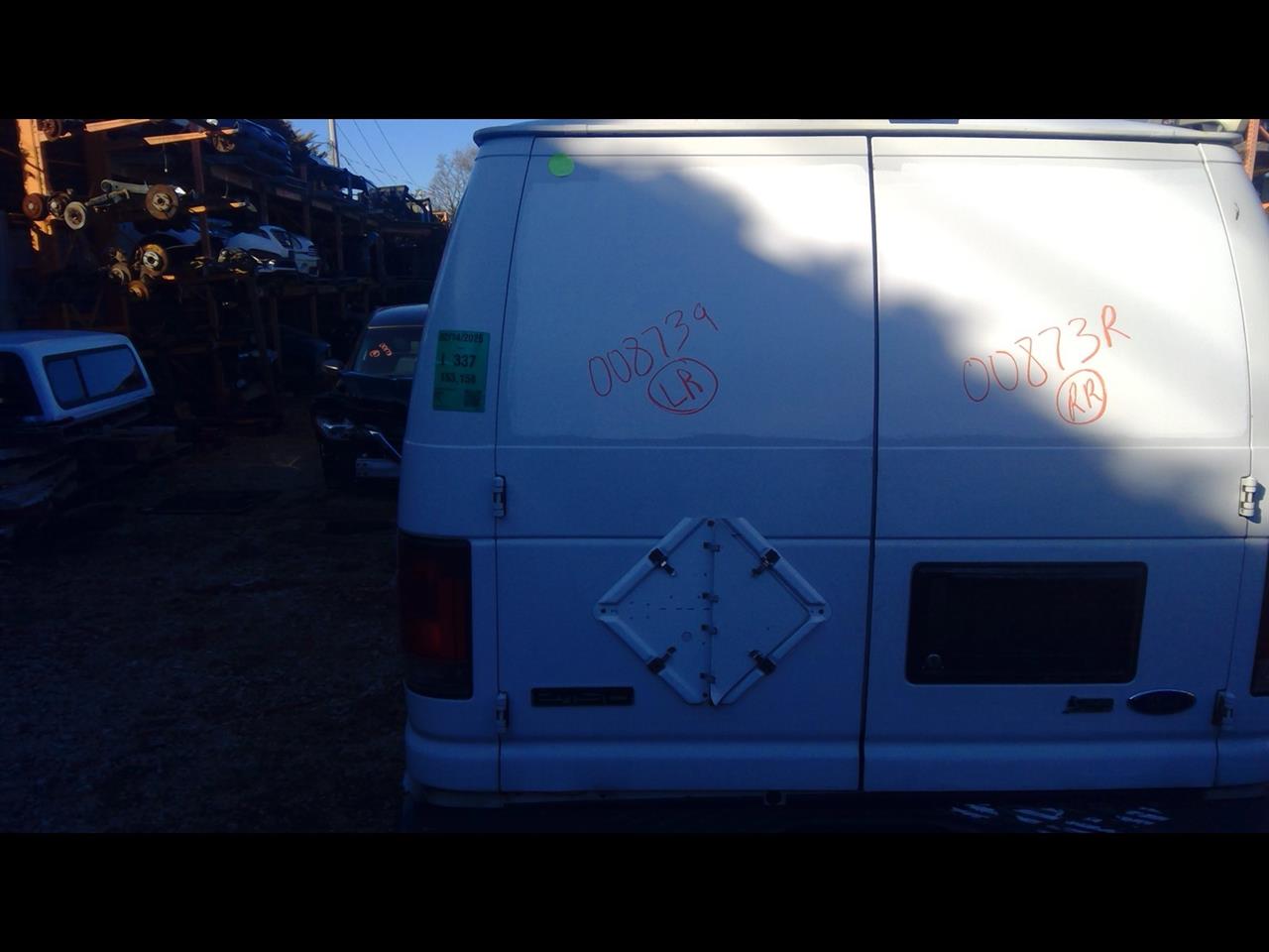 2010 FORD FORD E150 VAN  09-14 W/o Window; L. Door Assembly Rear Back