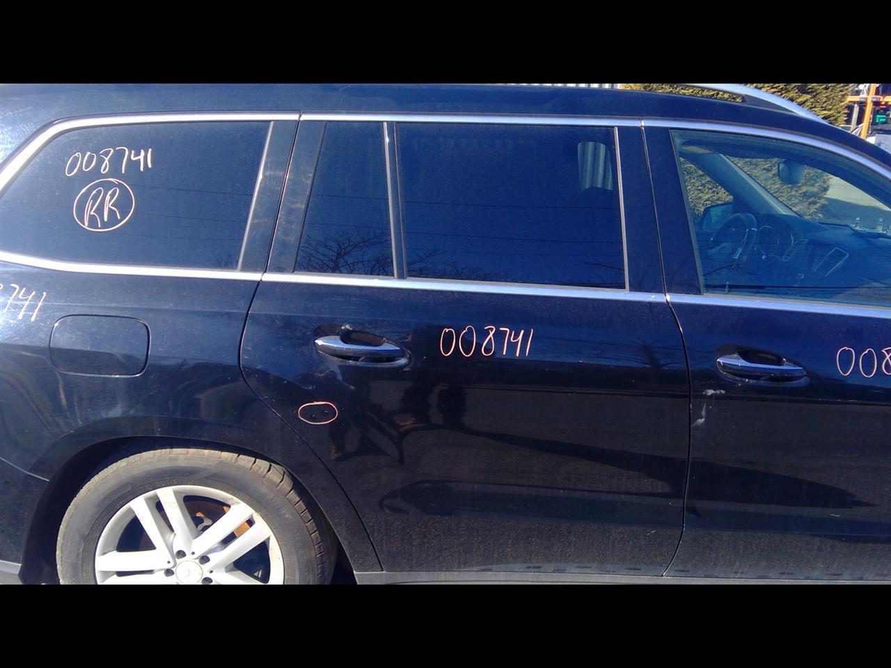 2014 MERCEDES-BENZ MERCEDES GL-CLASS  13-15 166 Type; GL63 (privacy Tint Glass) R. Door Assembly Rear Side