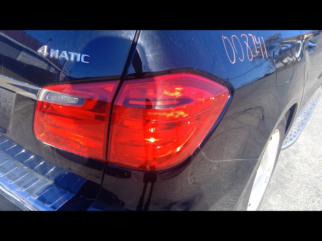 2014 MERCEDES-BENZ MERCEDES GL-CLASS  13-16 166 Type; GL63 Quarter Mounted R. Taillight