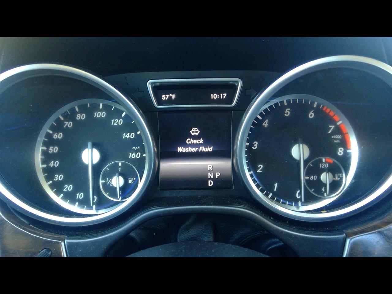 2014 MERCEDES-BENZ MERCEDES GL-CLASS  14 166 Type; GL550 MPH W/o Adaptive Cruise Speedometer Head Cluster