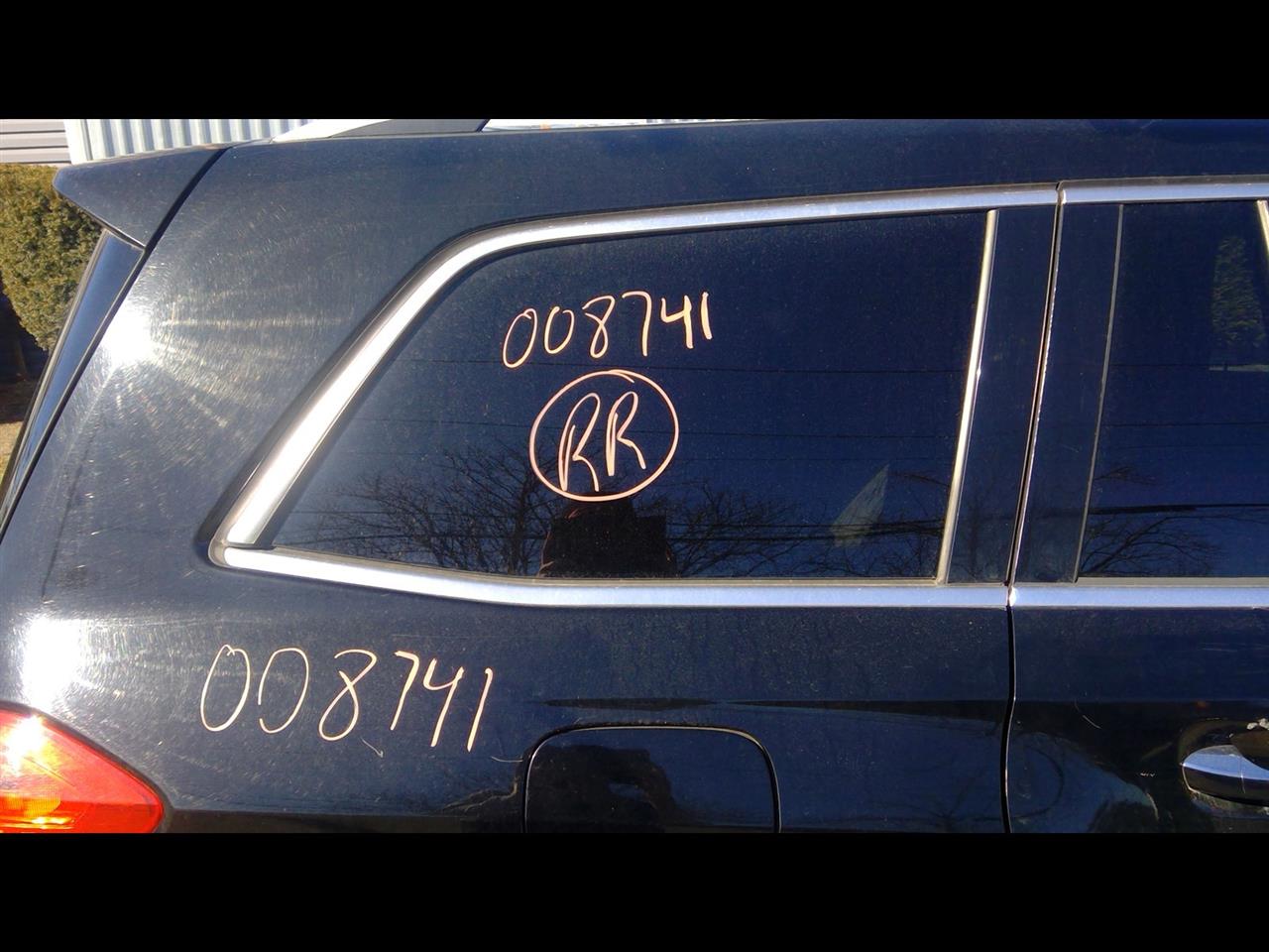 2014 MERCEDES-BENZ MERCEDES GL-CLASS  13-16 166 Type; GL63 (privacy Tint) R. Quarter Glass