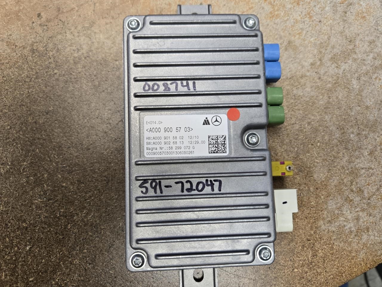 2014 MERCEDES-BENZ MERCEDES GL-CLASS  13-16 166 Type Driver Assist; GL63 Surround View Chassis Control Module