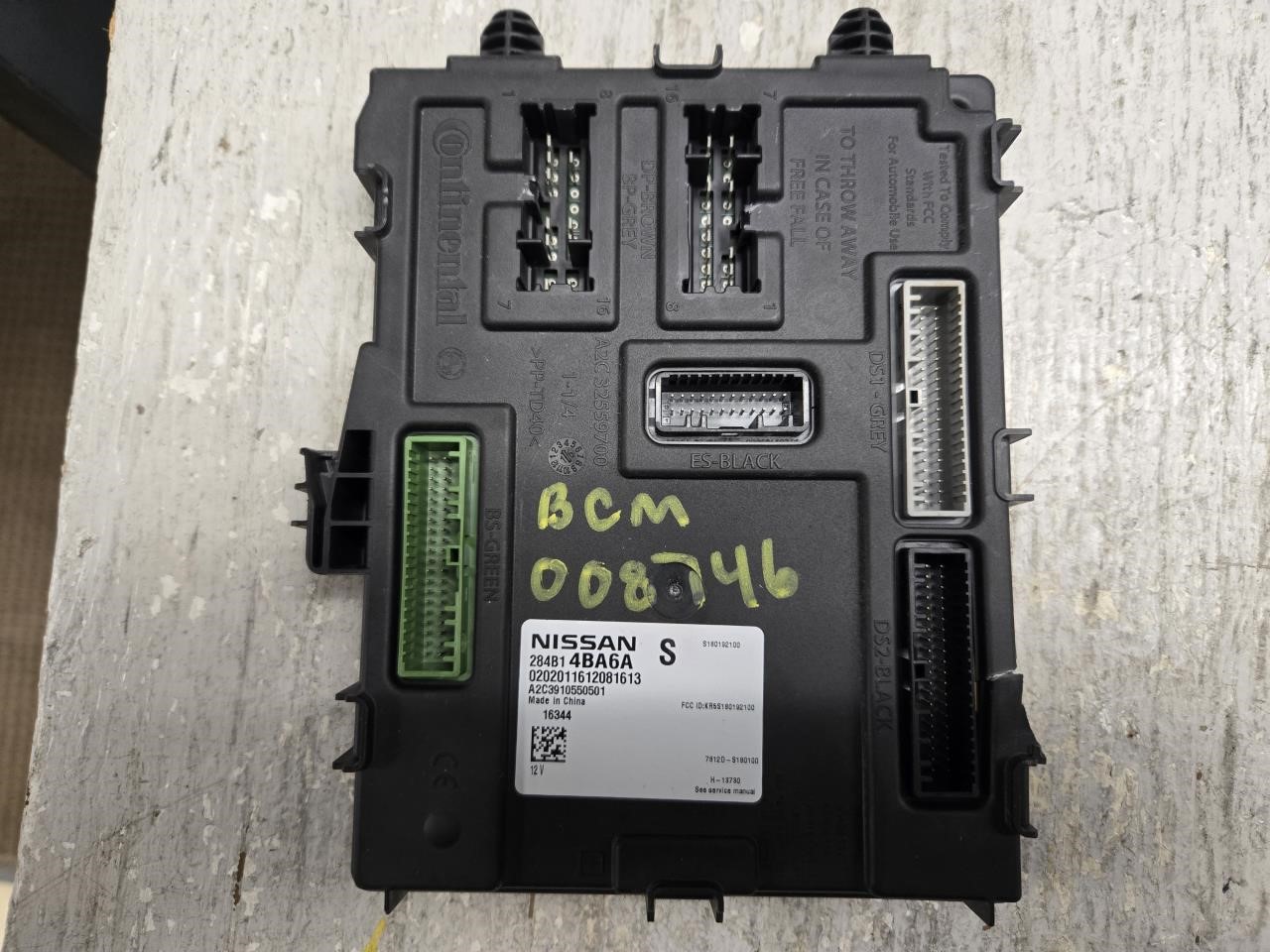 2017 AMC AMERICAN Chassis Control Module