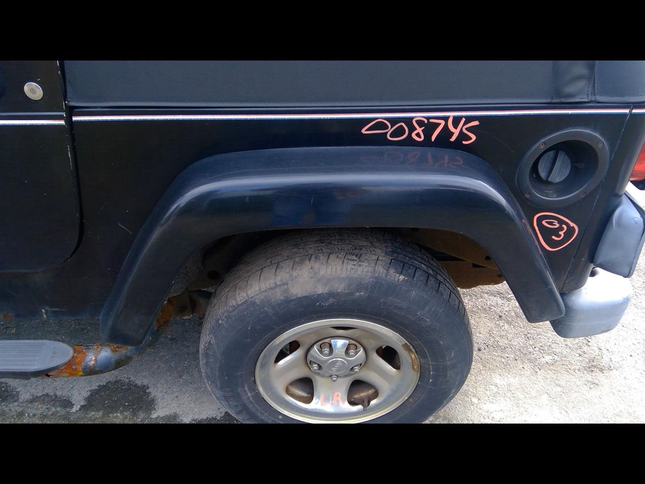 2003 JEEP WRANGLER Fender Flare Exterior