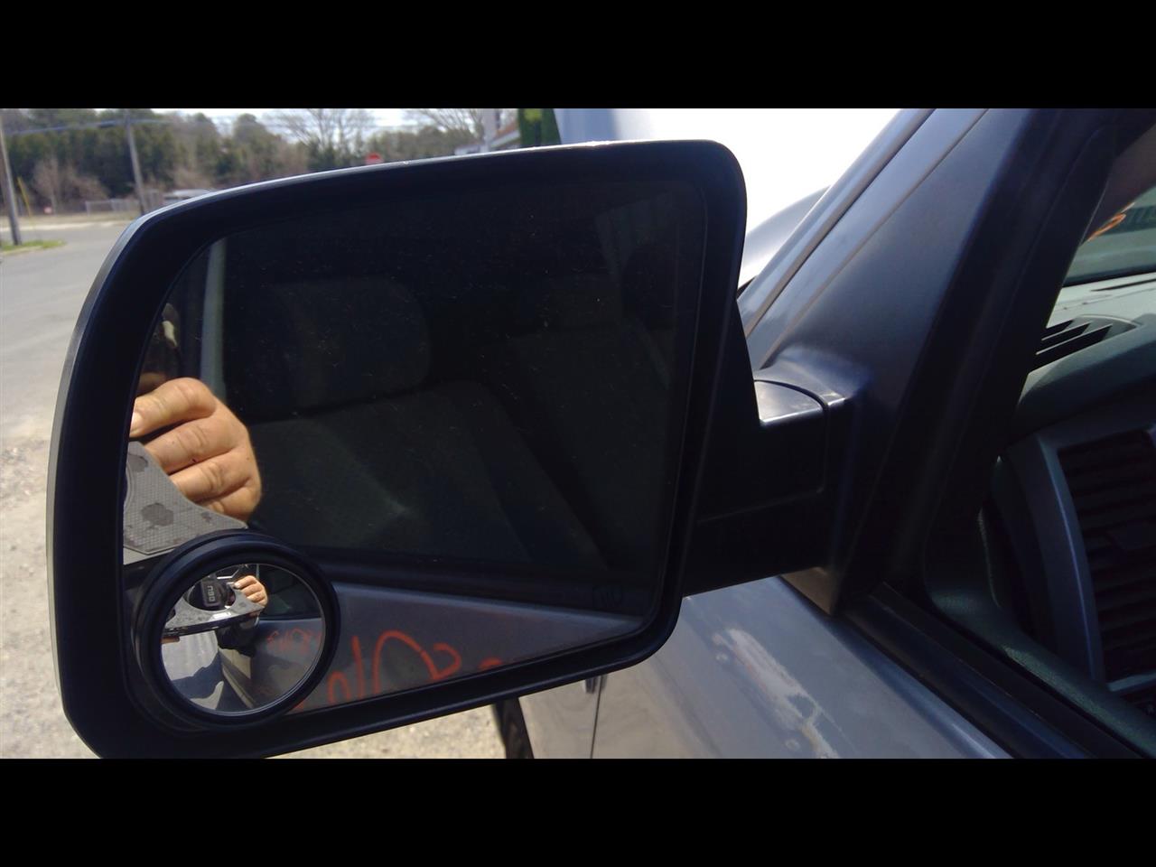 2008 TOYOTA TUNDRA  13 Power; (heated) W/o Turn Signal; Textured (black) L. Side View Mirror