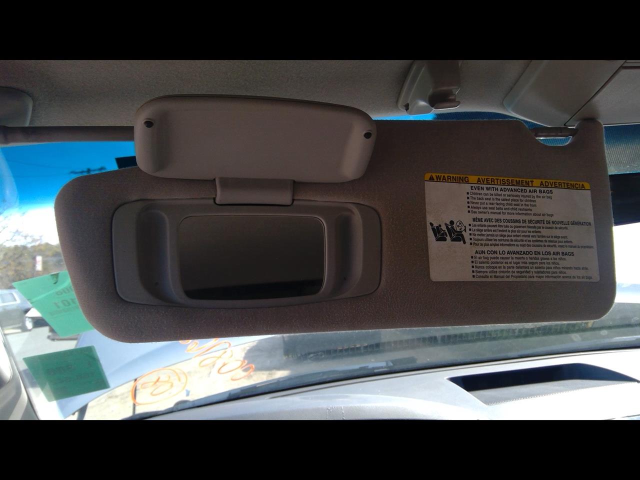 TOYOTA TUNDRA 2007-2008 w/o illumination L., Base Sun Visor