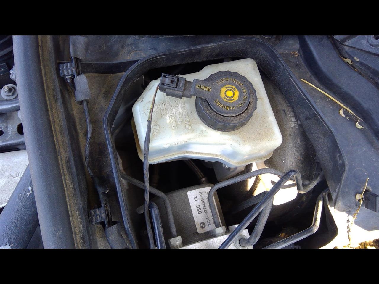2008 BMW 328I Brake Master Cylinder