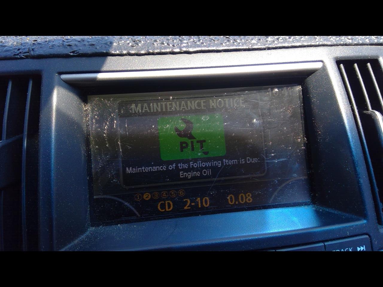 Used OEM Nissan Titan Dash-Mounted GPS/TV Display Screen – 2004-2013, Good Condition