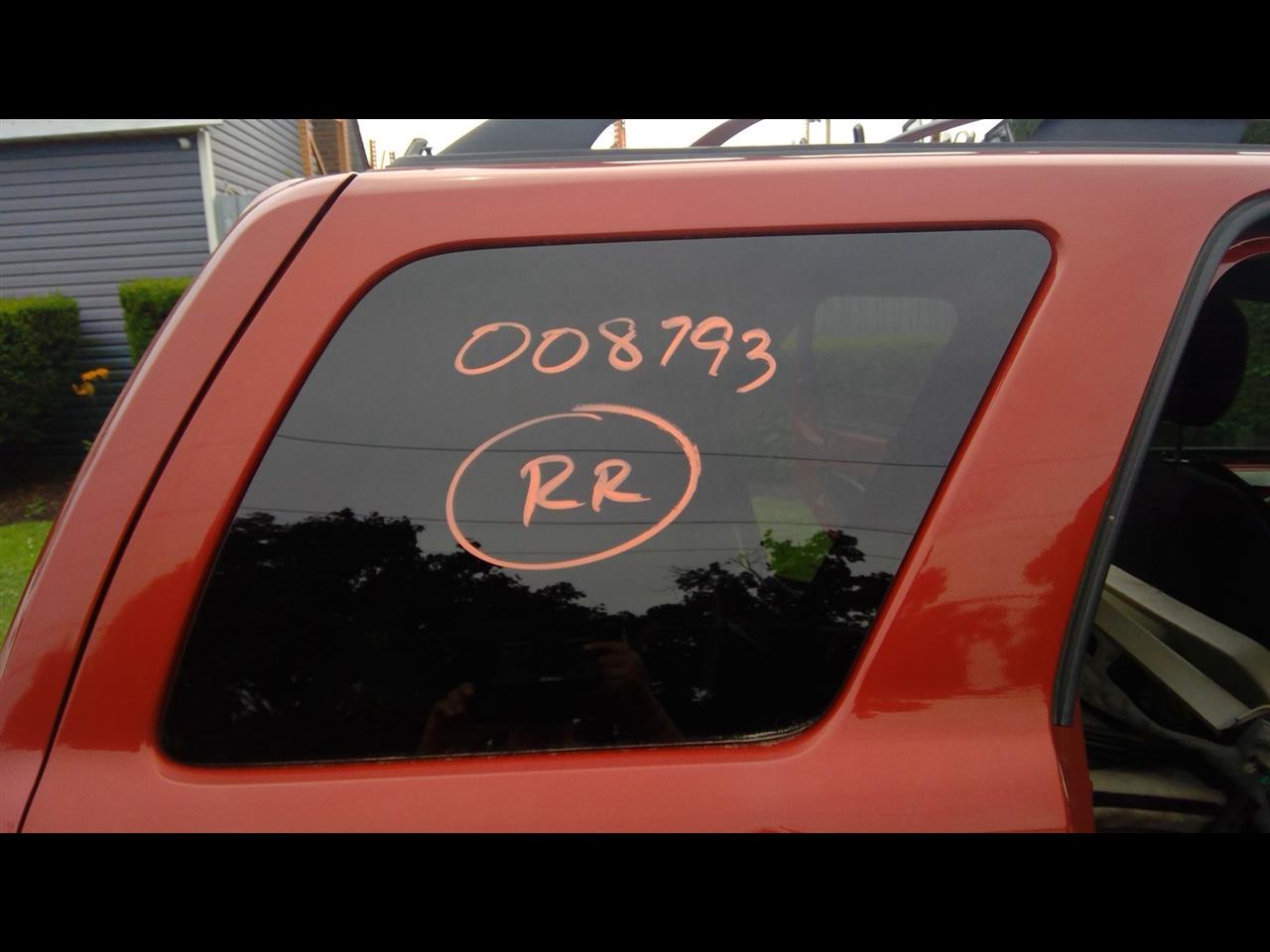 2010 FORD ESCAPE  09-12 2.5L VIN 7 (8th Digit) R. Privacy Tint Quarter Glass