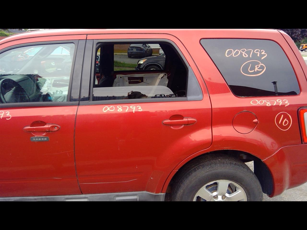 2010 FORD ESCAPE  08-12 (electric Windows) Privacy Tint Glass L. Door Assembly Rear Side