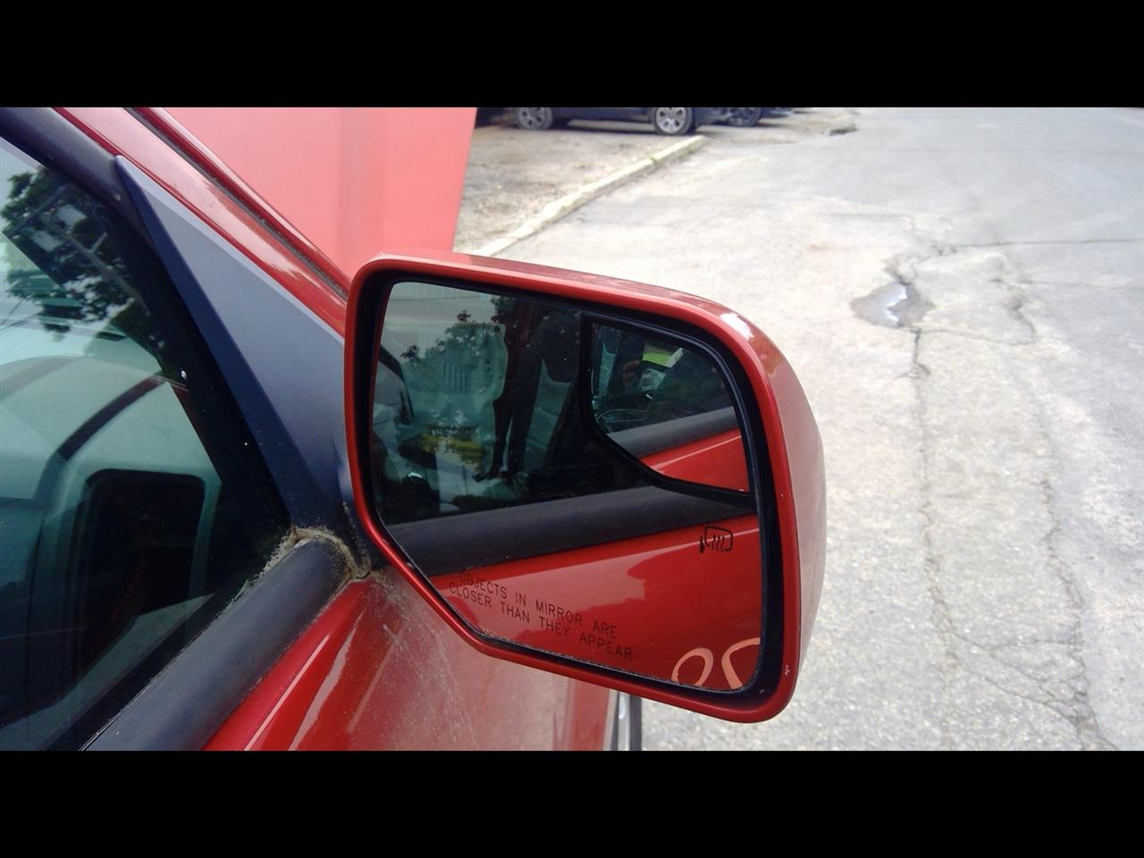2010 FORD ESCAPE  10-12 Power; (dual Image Spotter Glass) W/heated Glass R. Painted Body Color Cover Side View Mirror