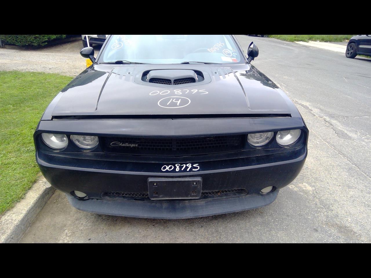2014 DODGE CHALLENGER  14 R/T (VIN B 7th Digit) Shaker Hood Xenon Headlamps (HID) Front End Assembly
