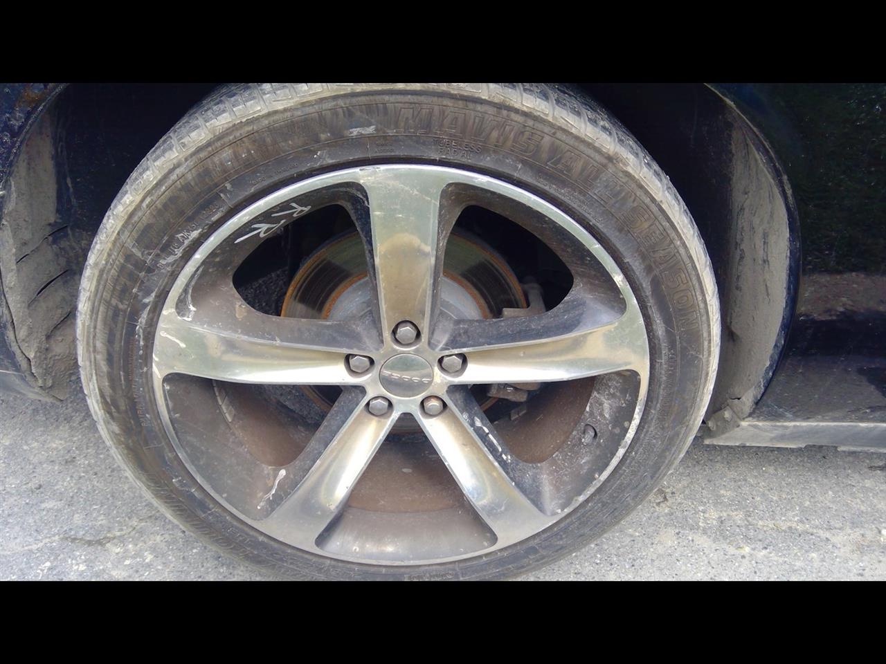 2014 DODGE CHALLENGER  18 20x8 (aluminum) (5 Spoke) Single Spoke Painted (silver) Wheel